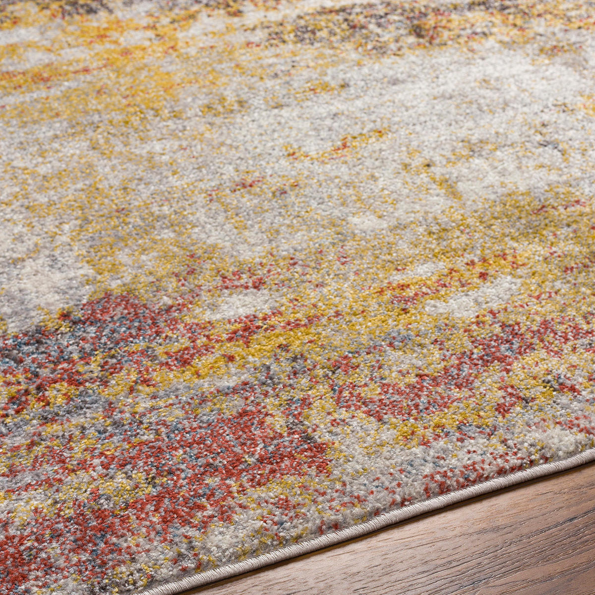 KURZFLORTEPPICH 160/213 cm Mehrfarbig - Multicolor/Orange, Naturmaterialien/Textil (160/213cm) - LIVABLISS