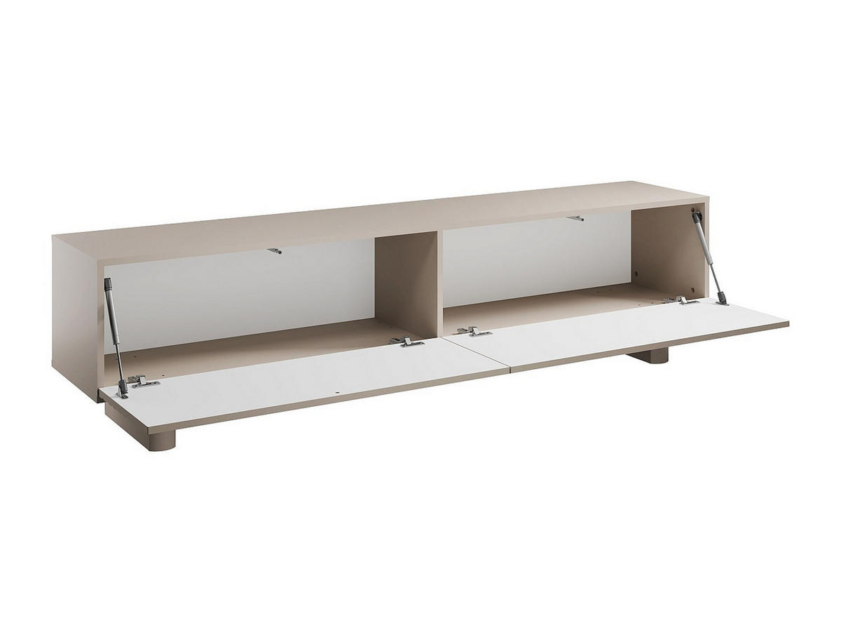TV-MÖBEL mit 2 Türen - MDF - 180 cm - Beige - LUDIMA - Beige, Holz (180/46.1/36.8cm) - Vente-Unique