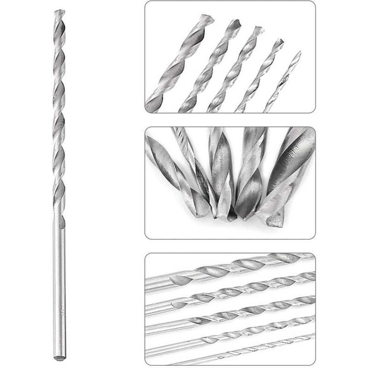 BIT-SATZ,BOHRARBEITEN - Silberfarben, Metall (0.5/0.5/15cm) - LIBRATON