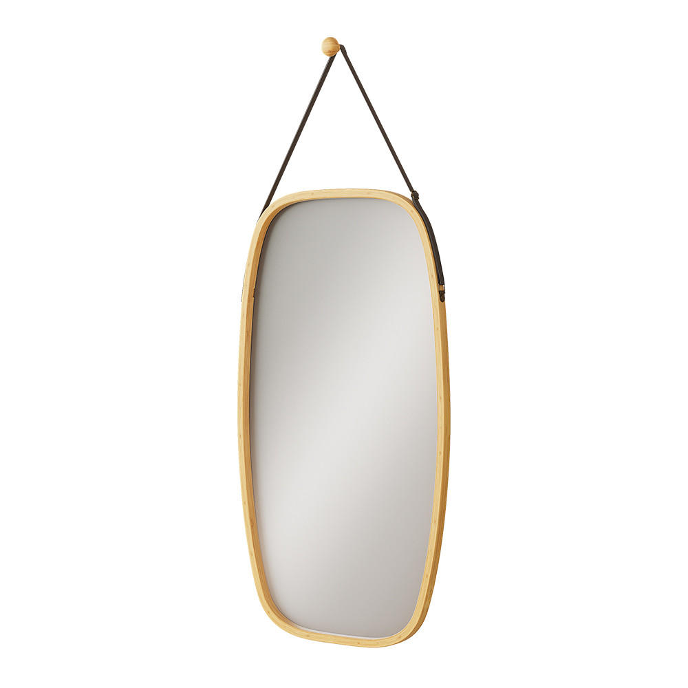 Vicco KOUPELNOVÉ ZRCADLO Mirno Bambus 44 x 78 cm s nastavitelným popruhem