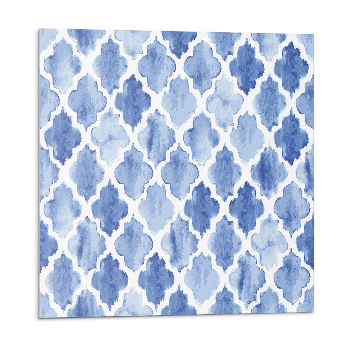 WANDPANEEL 20 Stück 20x20 cm selbstklebend Zanthor - Blau, Kunststoff (20/1.6/20cm) - Wallfluent