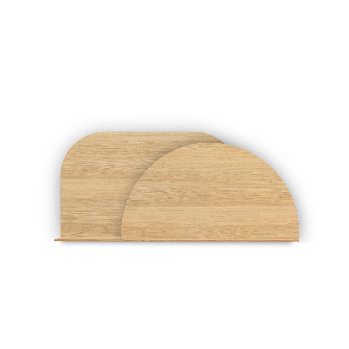 KOPFTEIL Alba mit Licht 140cm - Walnussfarben/Grau, Holz/Textil (140/60/14cm) - Woodendot