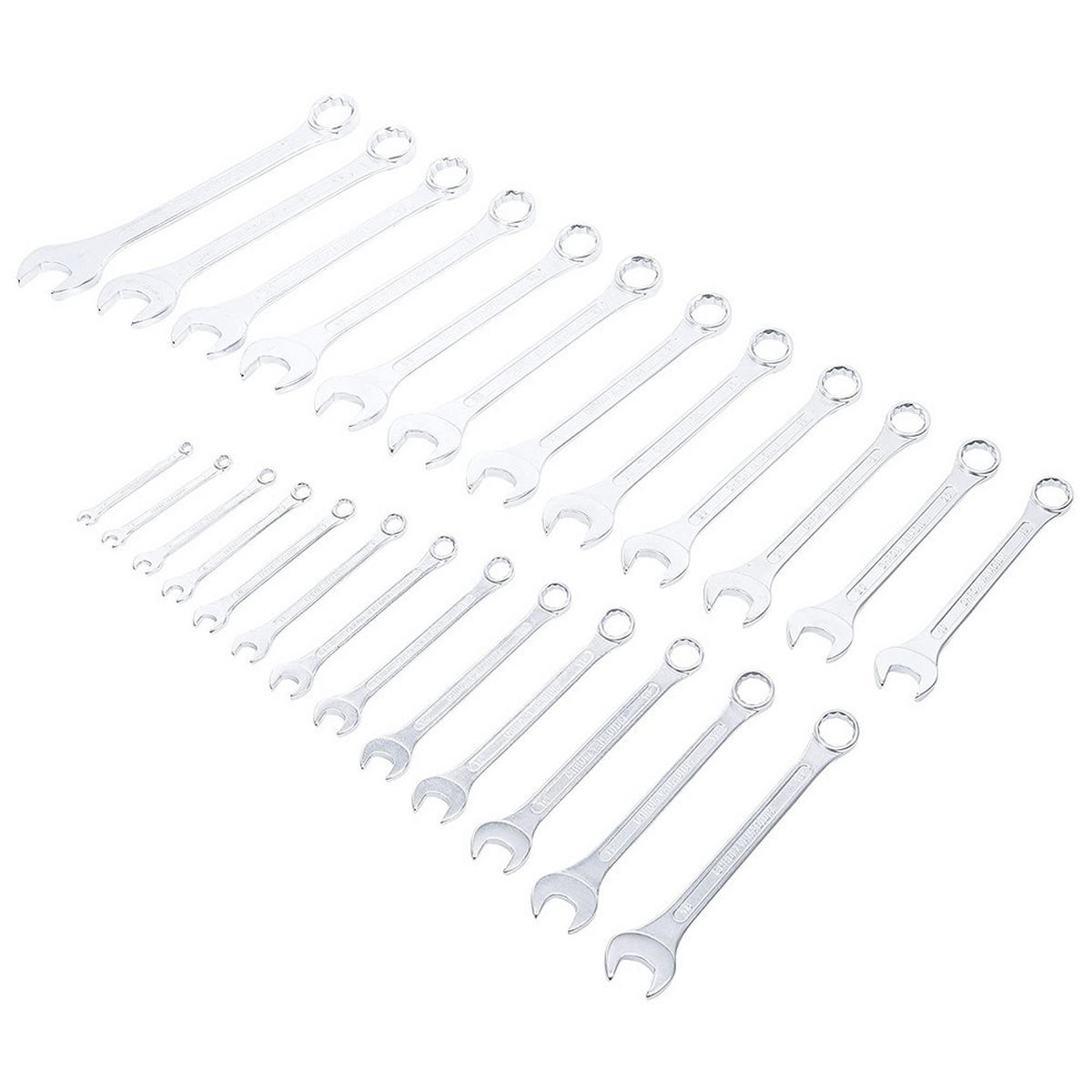 RINGMAULSCHLÜSSEL-SATZ, 25-teilig, 6-32 mm - Multicolor, Kunststoff (380/175/380cm) - BGS technic