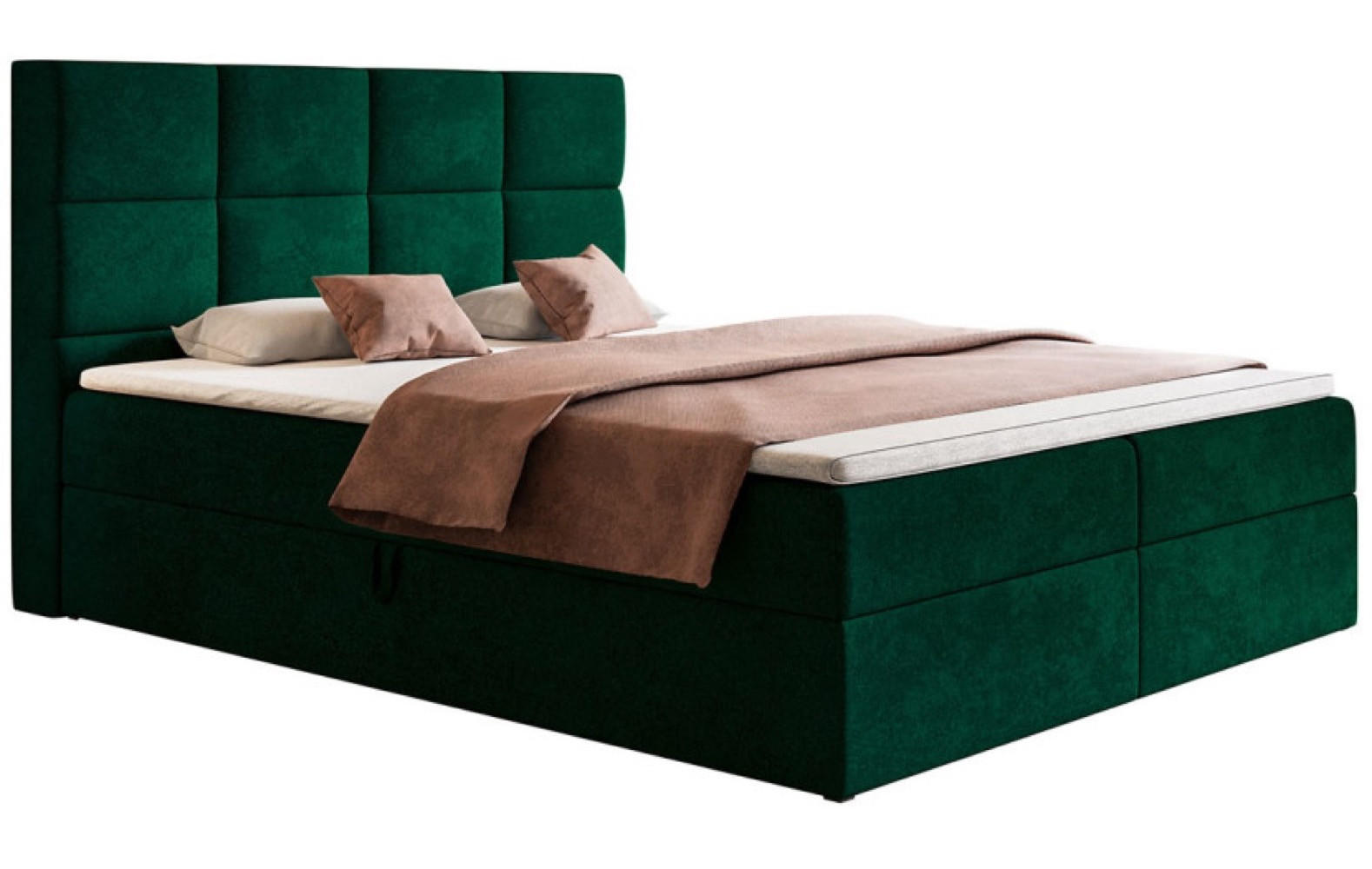 Sepro Meble Bett Schwarz, Grün 180x200 cm