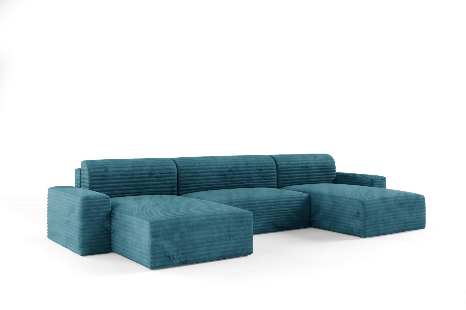 Thumbnail - Furnisell Wohnlandschaft, Türkis, Textil, U-Form, 300x70x185 cm, Wohnzimmer, Sofas & Couches, Wohnlandschaften, Wohnland...