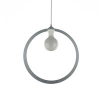 HÄNGELEUCHTE Nucleo - Grau, Metall (7/40/40cm) - Lumicom