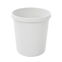 PAPIERKORB Kunststoff 18 Liter 32x31x31 cm Grau - Grau, Metall (31/32/31cm) - PROREGAL