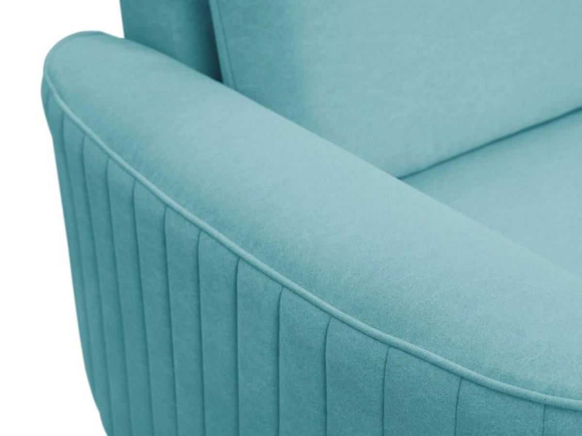 ECKSOFA Türkis LOREN Mit Schlaffunktion Und Bettkasten - Türkis, Textil (251/251cm) - Sepro Meble