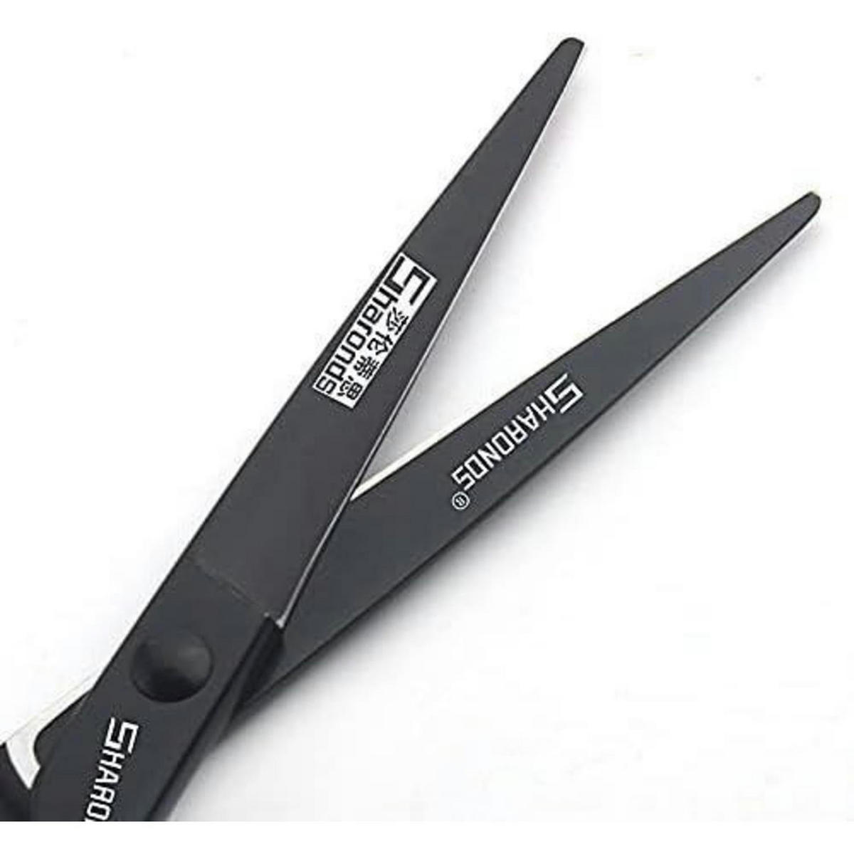 FRISEURSCHEREN Set 6 Zoll JP440c Edelstahl Ergonomisch - Schwarz, Metall (10/1.5/25cm)