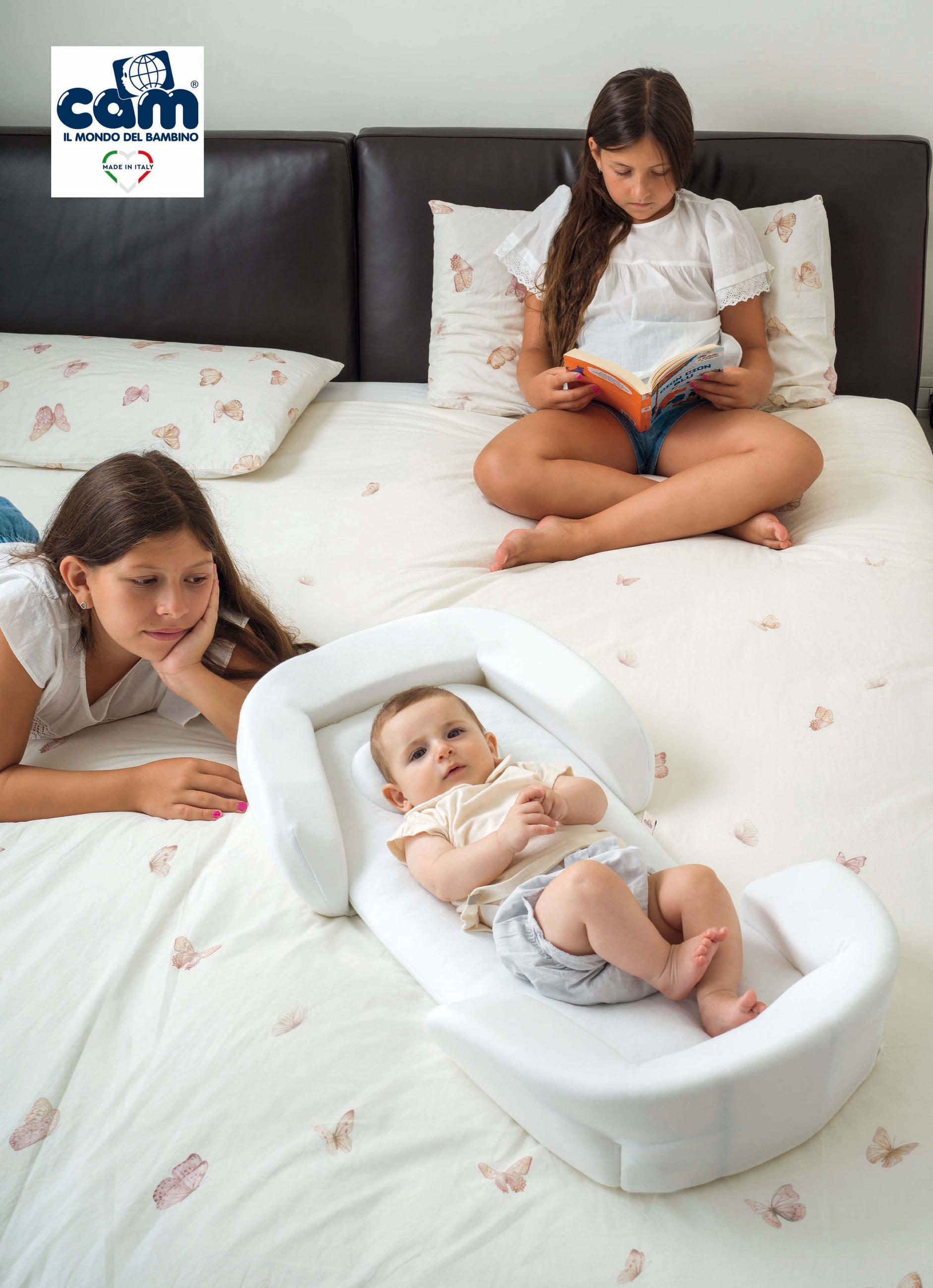 Thumbnail - Cam il Mondo del Bambino S.p.A. Babynest, Weiß, Kunststoff, 54x90 cm, Schlafen, Babybett-Ausstattung, Babynestchen, Kusc...