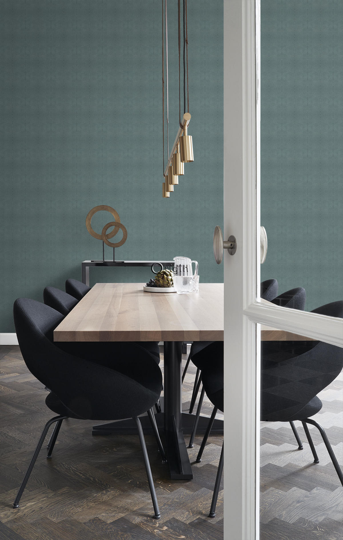 TAPETE Tierhautmuster 53 cm x 10.05 m - Blau, Papier (53/1000cm) - Origin Wallcoverings