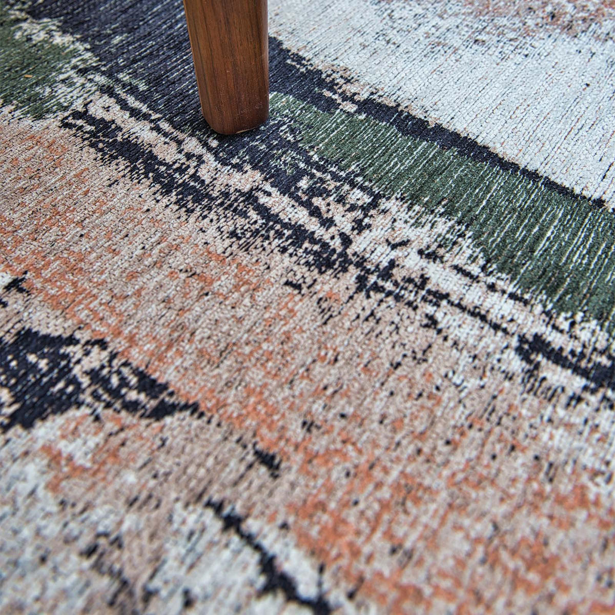 TEPPICH Flachgewebe DISGUISE 240 x 240 cm - Multicolor, Textil (240/240cm) - Novatrend