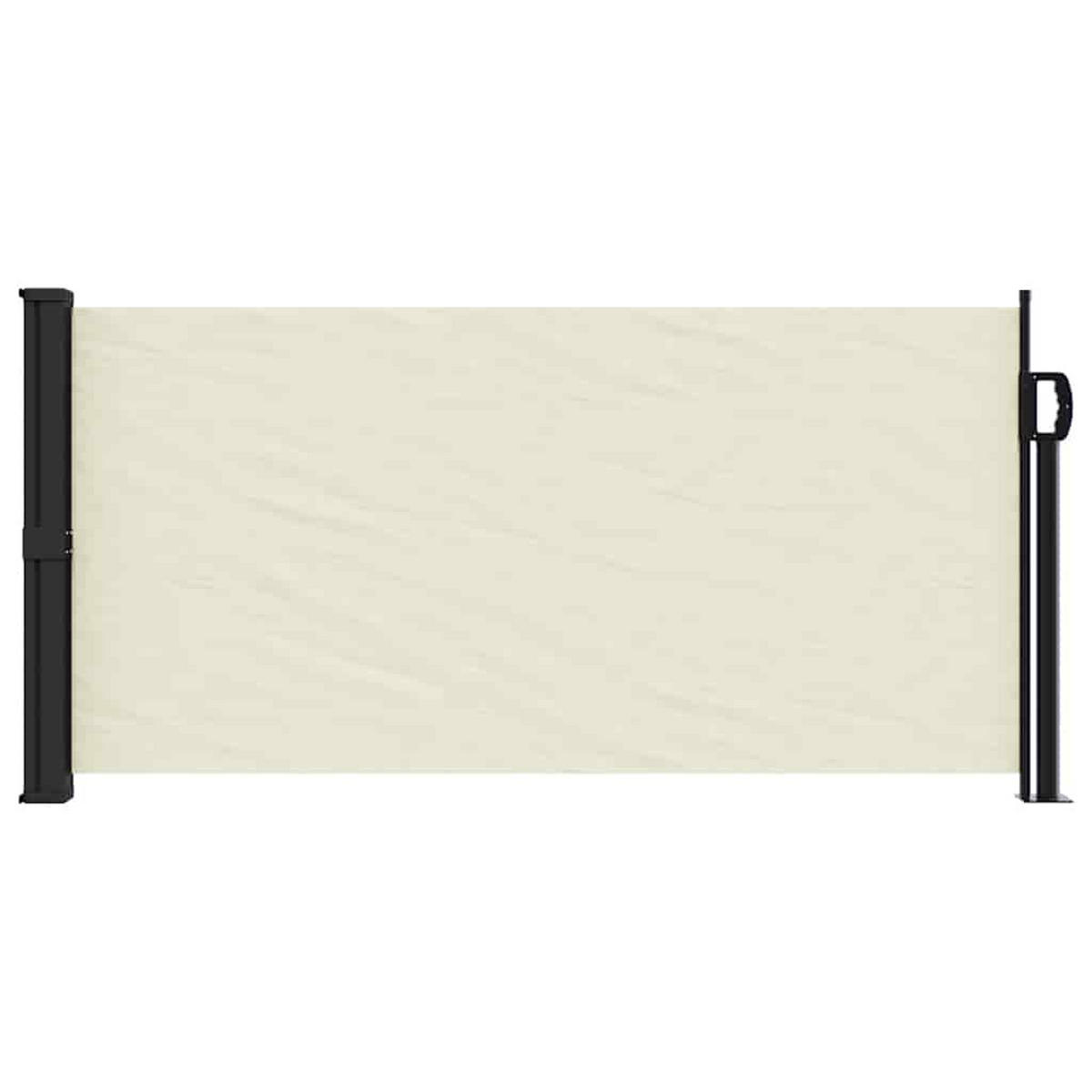 SEITENMARKISE Ausziehbar Creme 100x500 cm - Creme, Textil (500/100/500cm) - furnicato