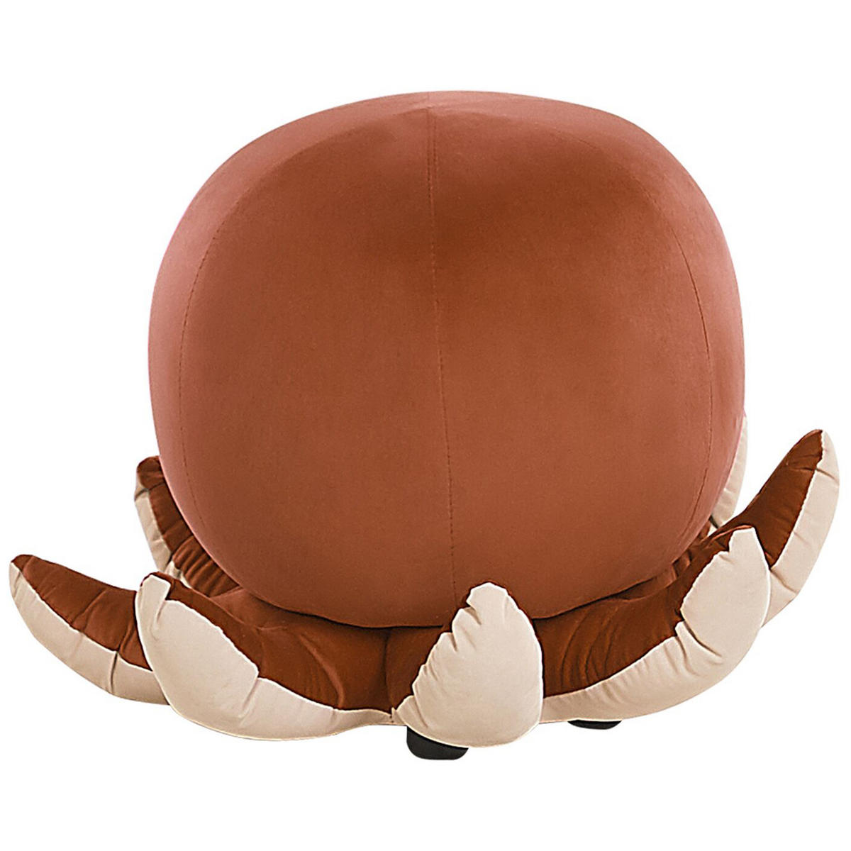 POUF Octopus 55/55/40 cm - Braun, Textil (55/40/55cm) - Beliani