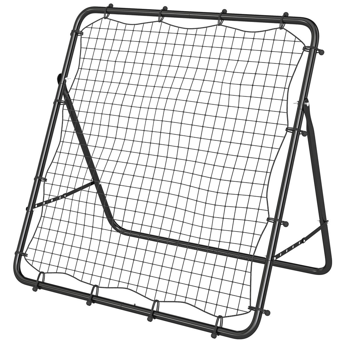 REBOUNDER DE-18604 klappbar, 5-fach verstellbar mit Zielzone Schwarz - Schwarz, Metall (73/120cm) - ComfortXL