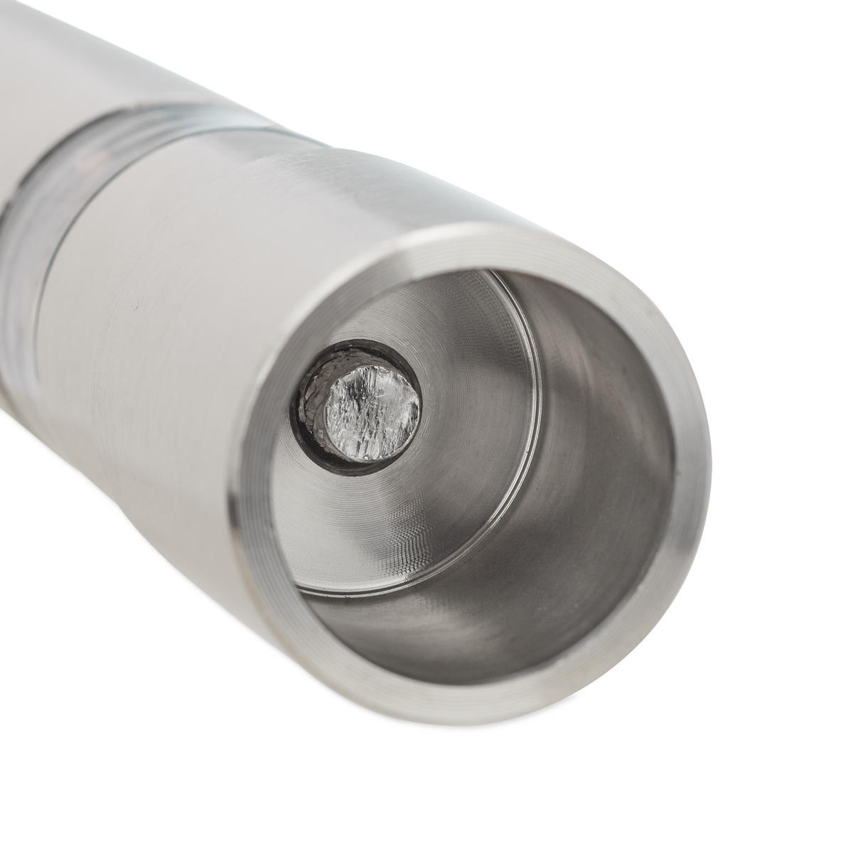 2xPFEFFERMÜHLE - Silberfarben, Metall (2.5/15/2.5cm) - Relaxdays