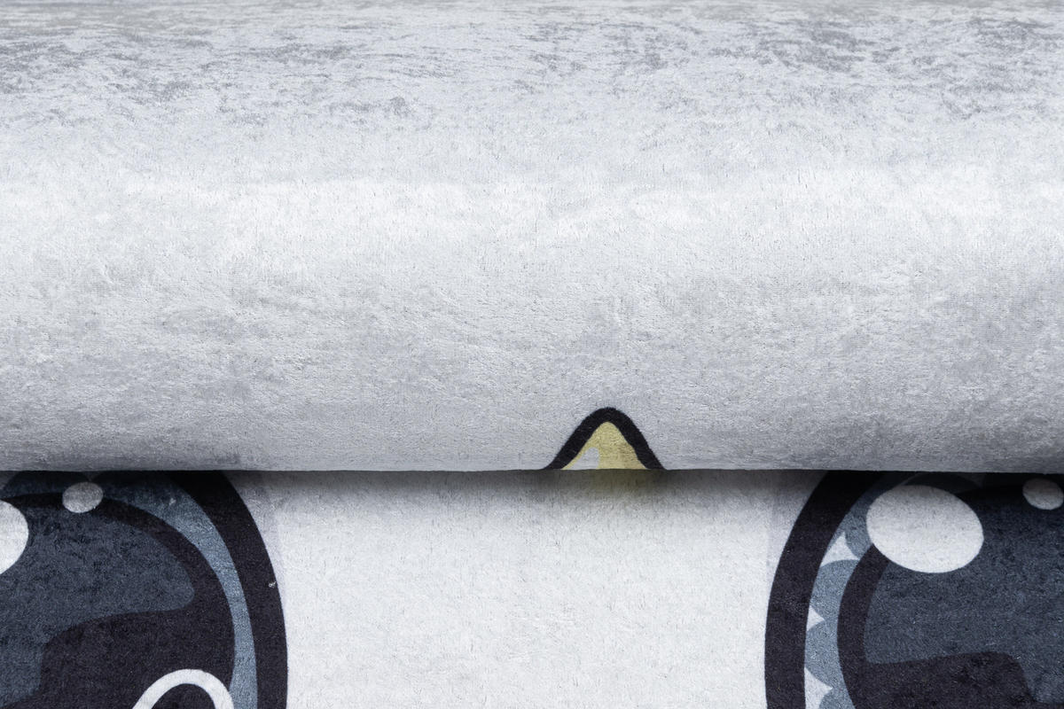 TEPPICH EMMA Grau 120/170 cm - Grau, Kunststoff (120/170cm) - Tapiso