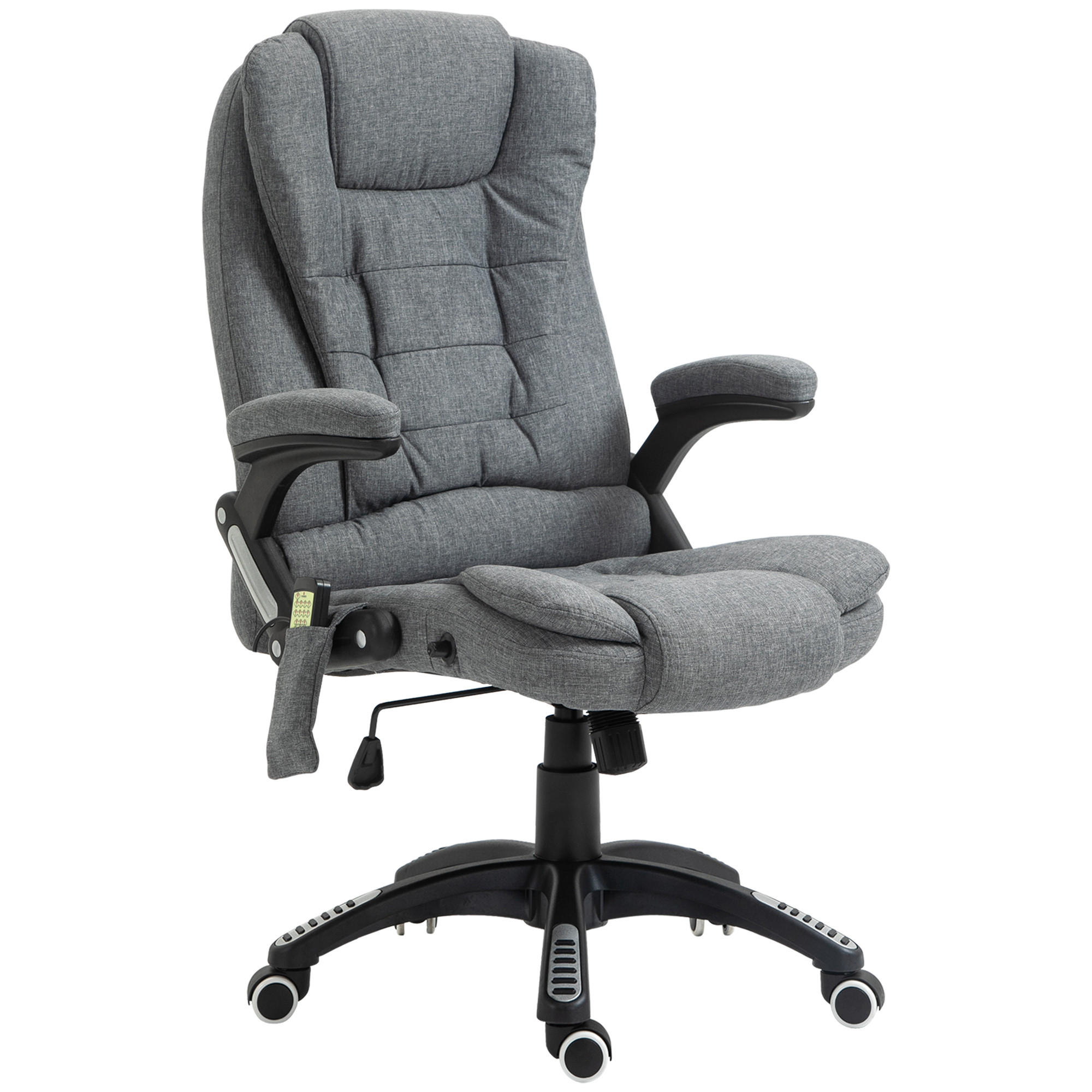 BÜROSTUHL Massage Grau - Dunkelgrau/Grau, Kunststoff/Textil (67/116/74cm) - Jamb