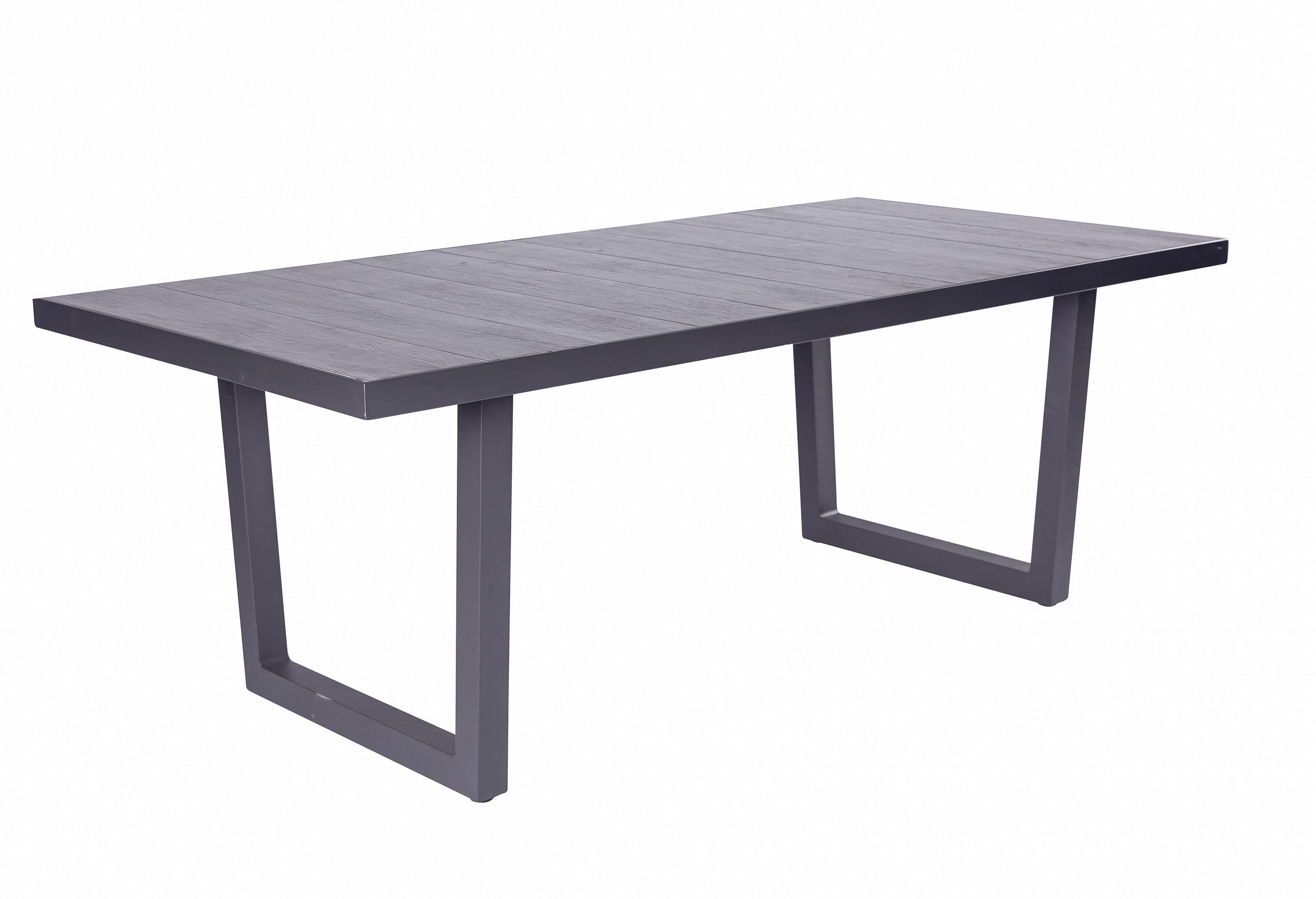 dasmöbelwerk Gartentisch Anthrazit 200x75x100 cm
