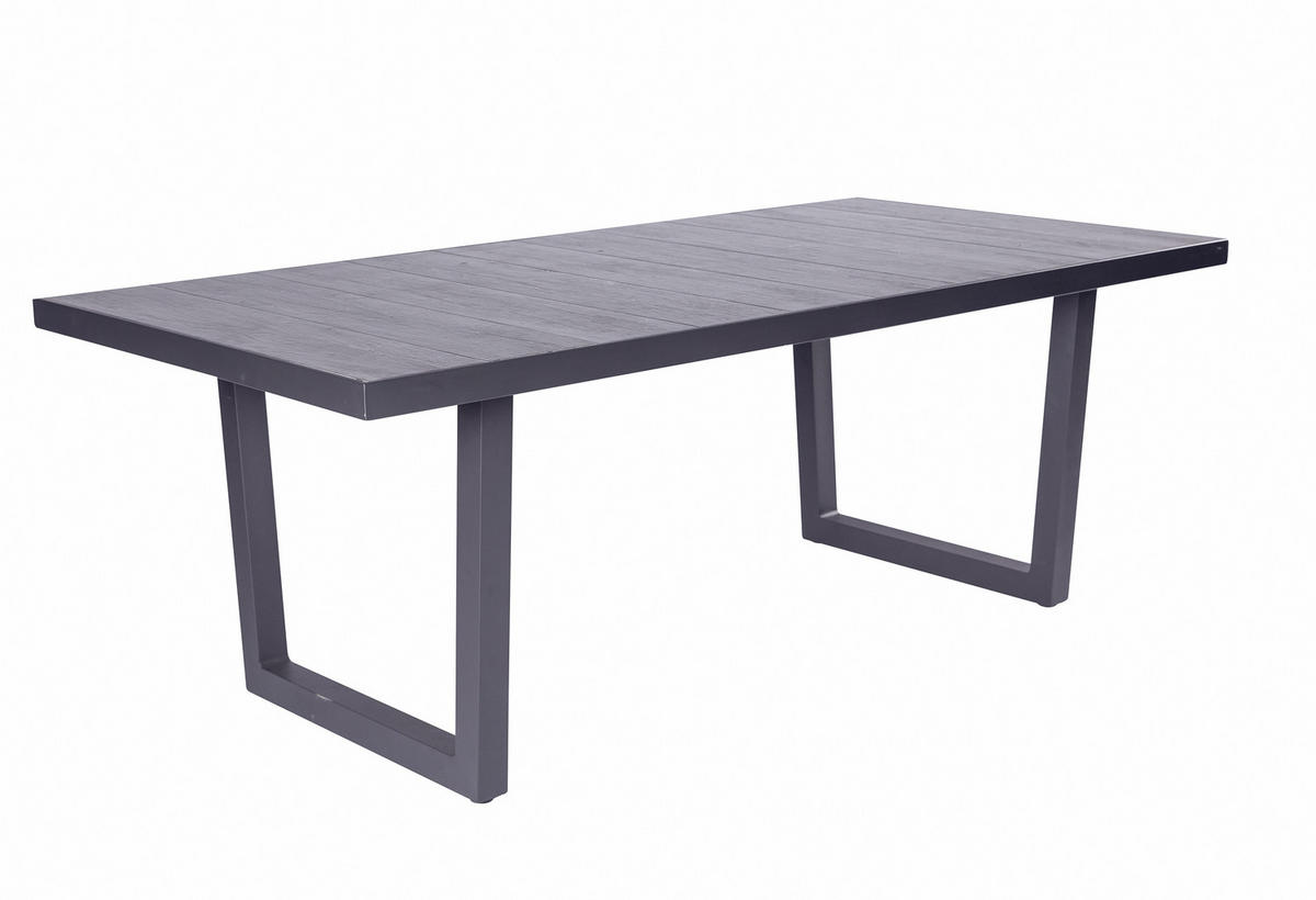 GARTENTISCH Denver 200x100x75cm, Keramik, Anthrazit - Anthrazit, Keramik (100/200/75cm) - dasmöbelwerk