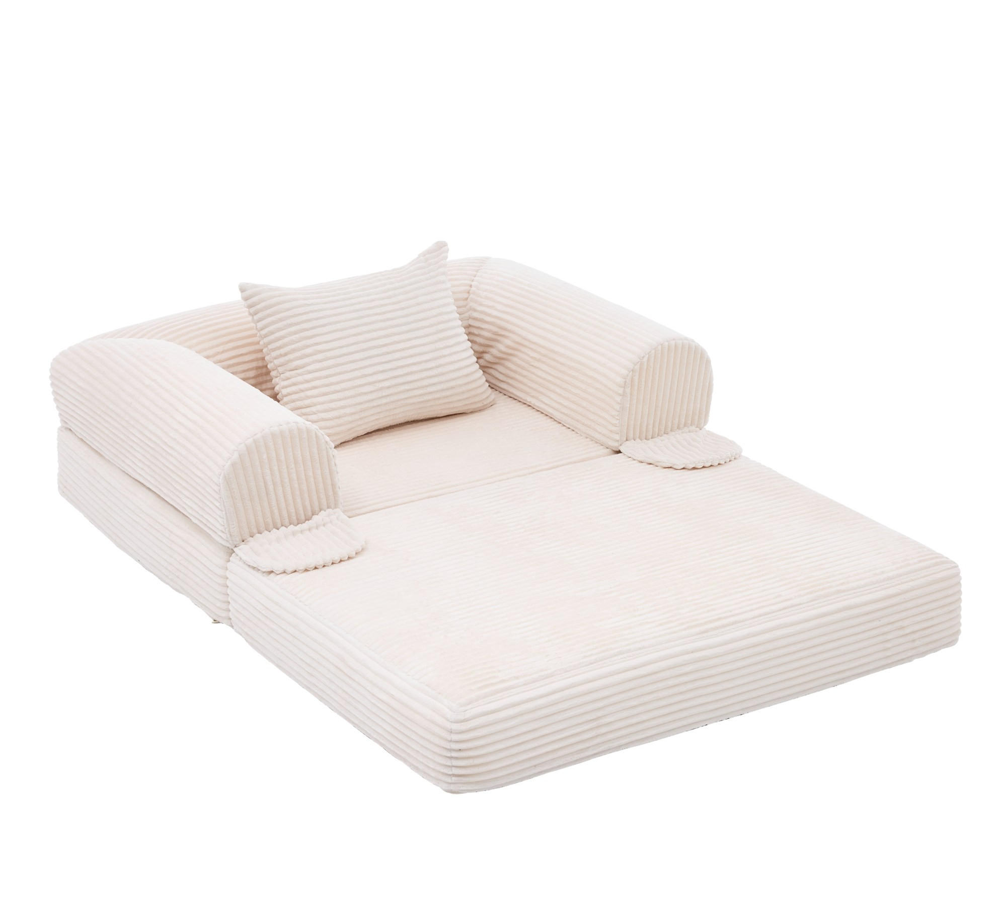Meubliv Schlafsofa Beige 85x65x120 cm