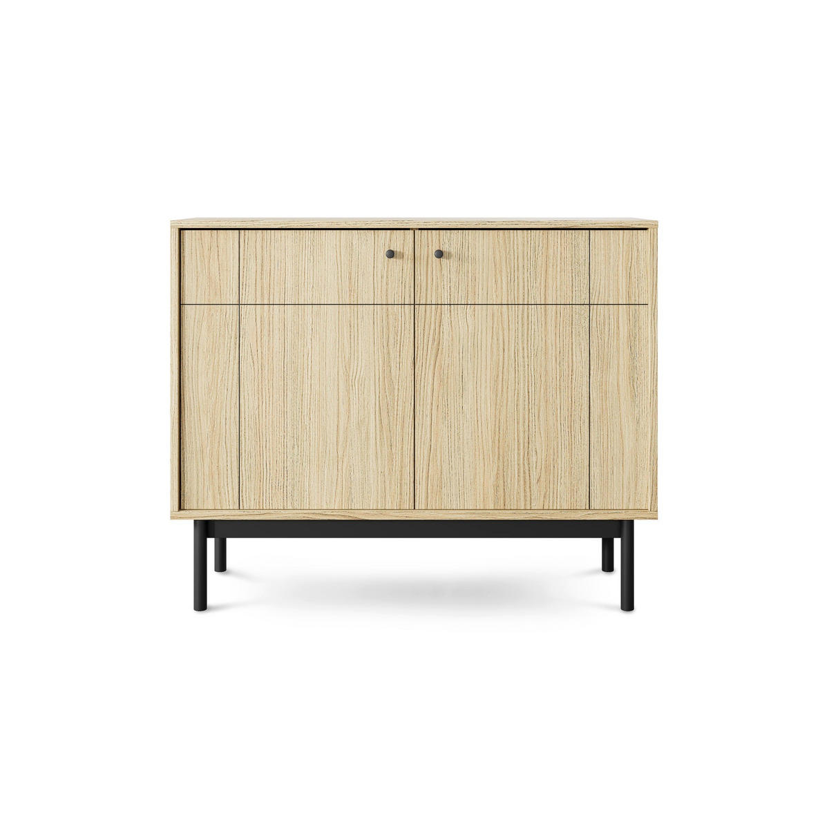 KOMMODE Sabi Linea Eiche - Beige, Holzwerkstoff (103.5/83.5/39cm) - Pillovely