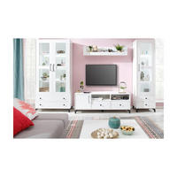 WOHNZIMMER Set – BERGEN System – Weiß - Weiß, Holzwerkstoff (90/190/40cm) - hi-markt