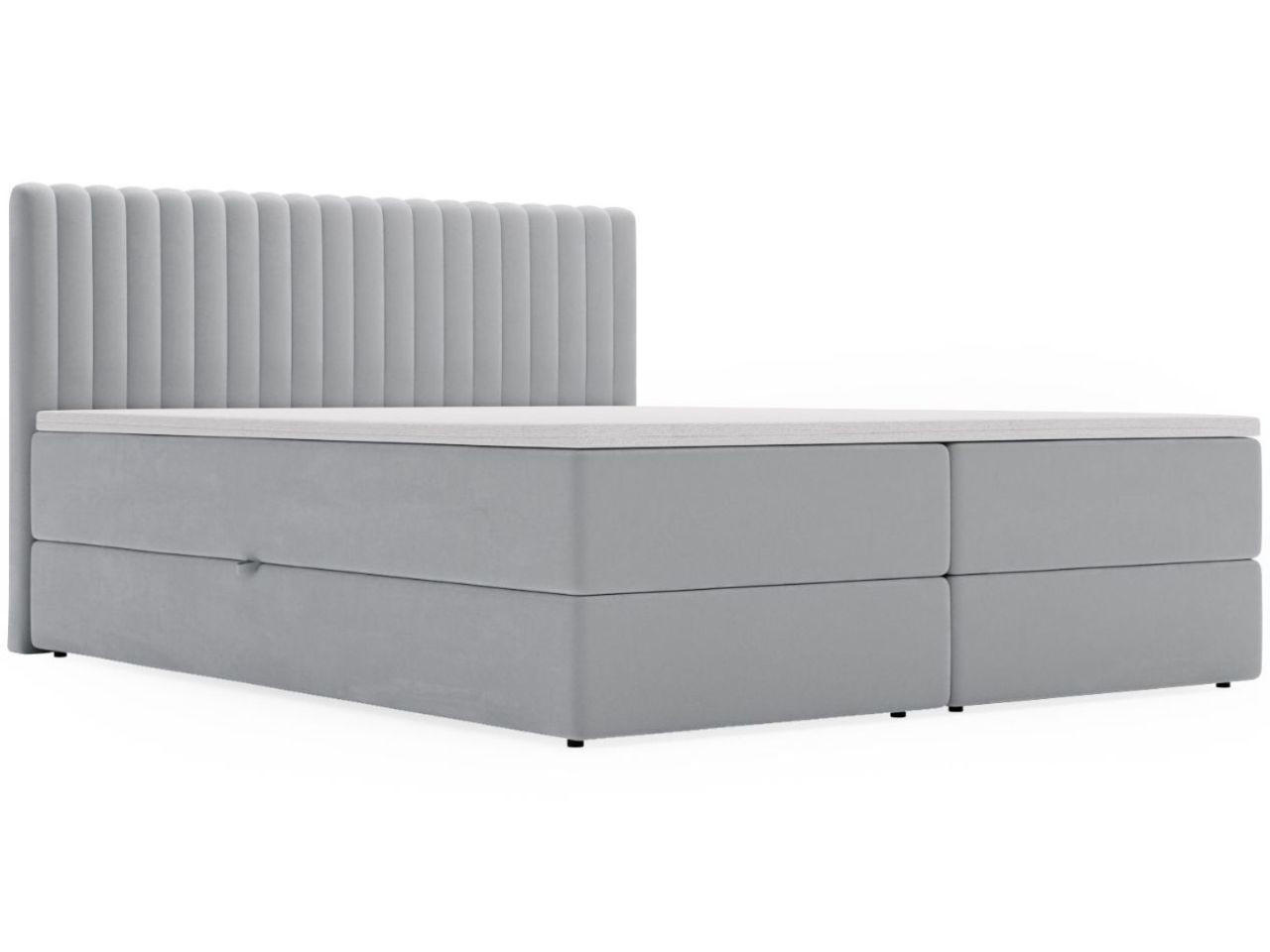 Graingold Boxbett Hellgrau 160x200 cm