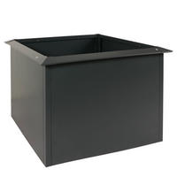 HOCHBEET SCHNECKENSCHUTZ Anthrazit - Anthrazit, Metall (110/78/110cm) - MCW