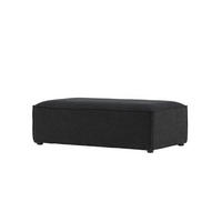 SITZPOUF GILLHOLMEN Schwarz 112x60x37 cm - Schwarz, Textil (112/37/60cm) - FURNLUX