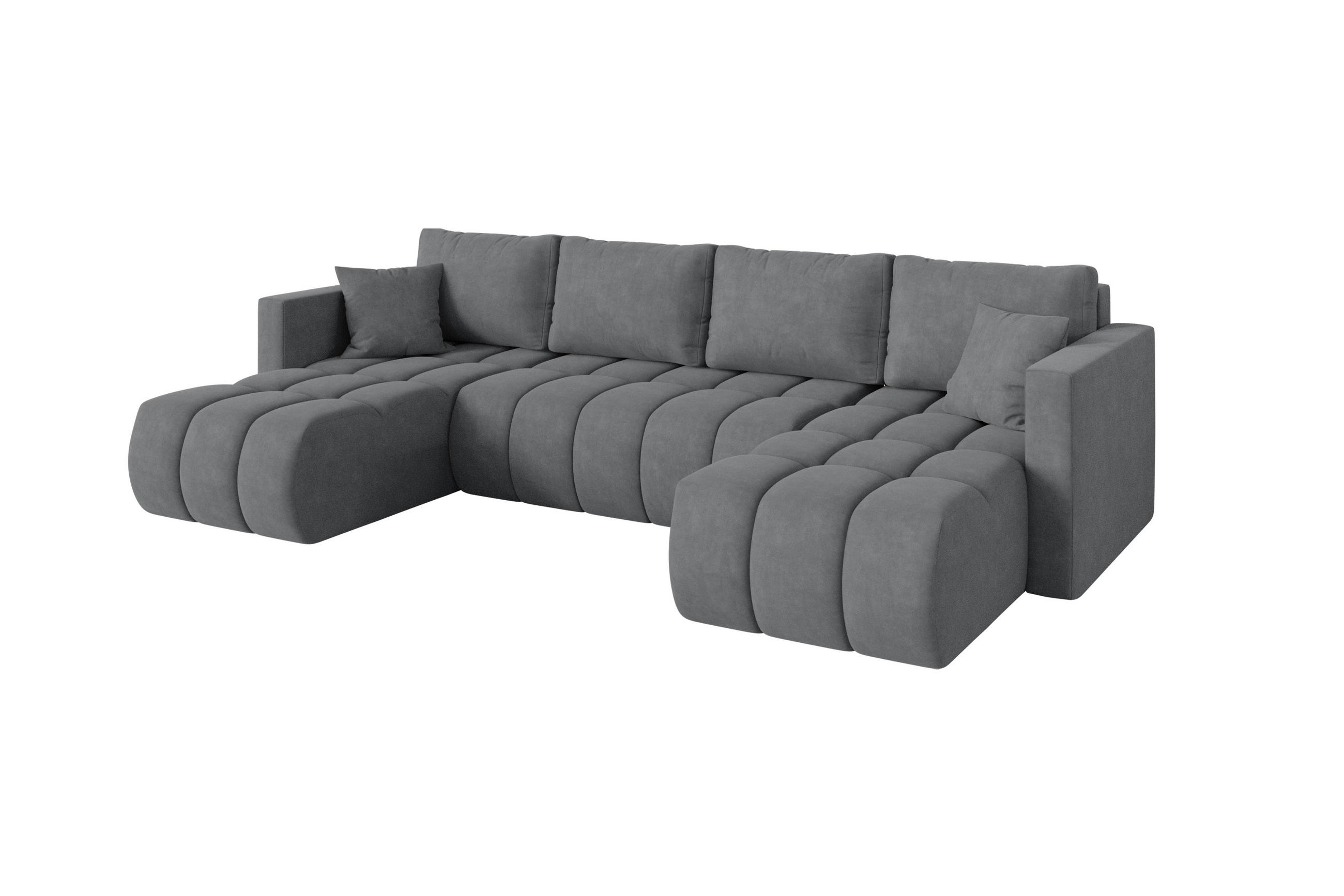 Altdecor Wohnlandschaft Taupe 300x85x146 cm