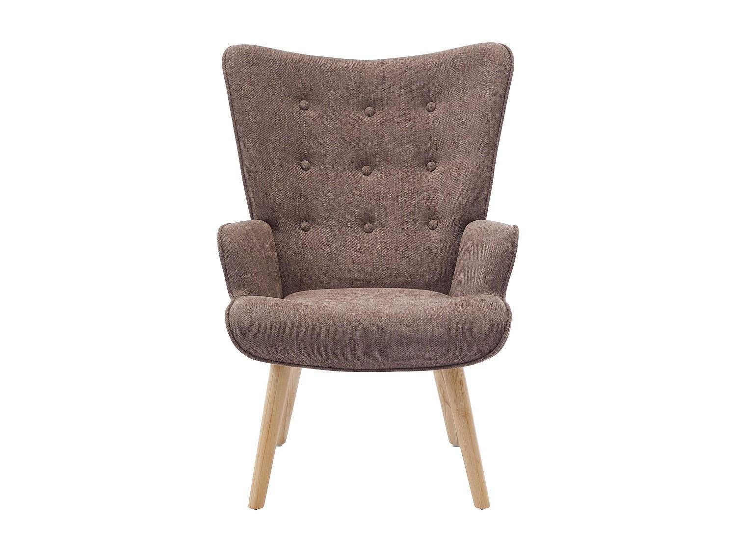 SESSEL mit gerader Rückenlehne - 1 Person - Stoff - Taupe - - Taupe, Textil (69/95.5/78cm) - Vente-Unique