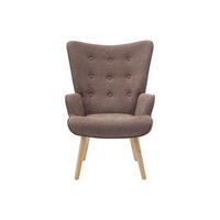SESSEL mit gerader Rückenlehne - 1 Person - Stoff - Taupe - - Taupe, Textil (69/95.5/78cm) - Vente-Unique