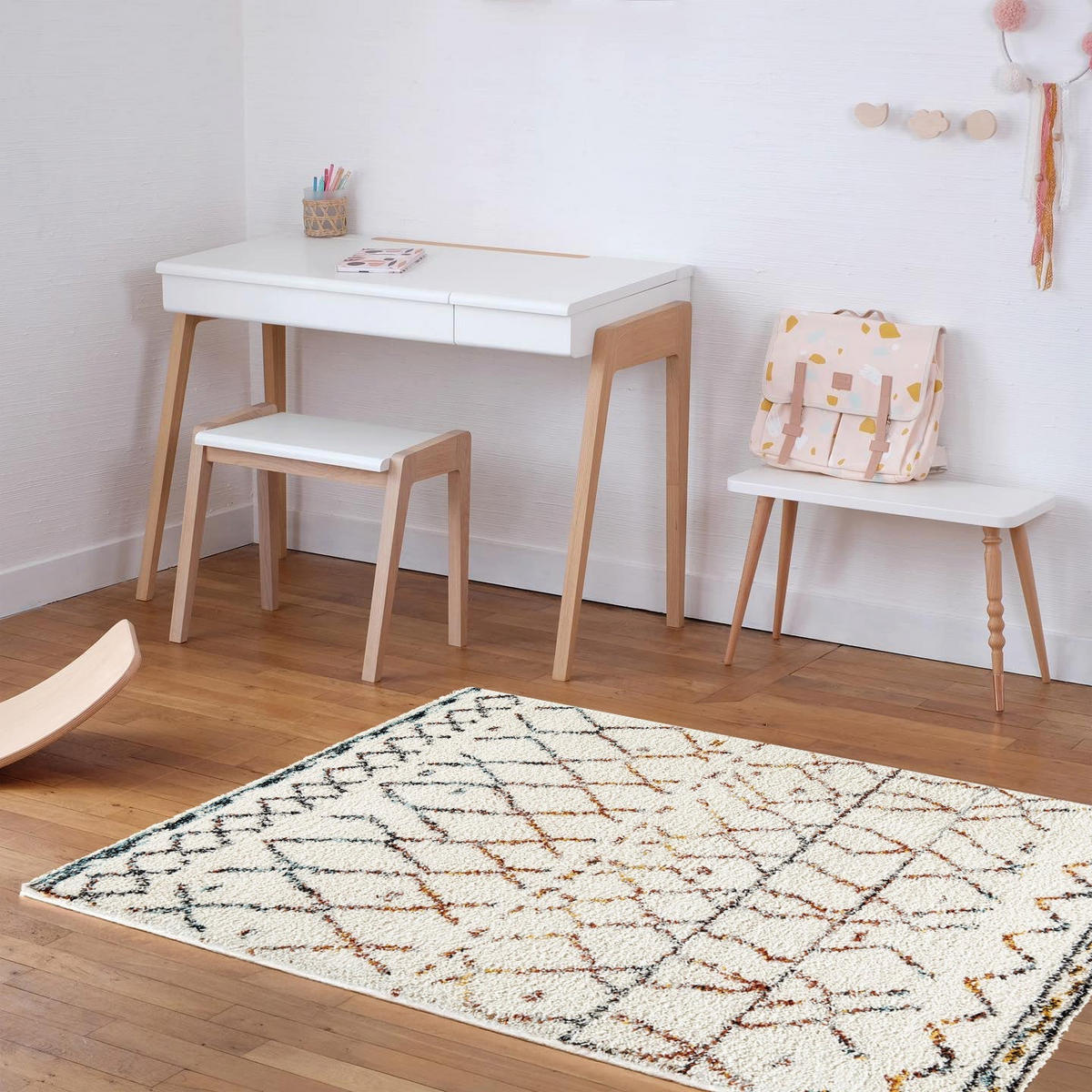 TEPPICH weich dick Ethno-Stil mehrfarbig - Multicolor, Textil (120/170cm) - AFK Living