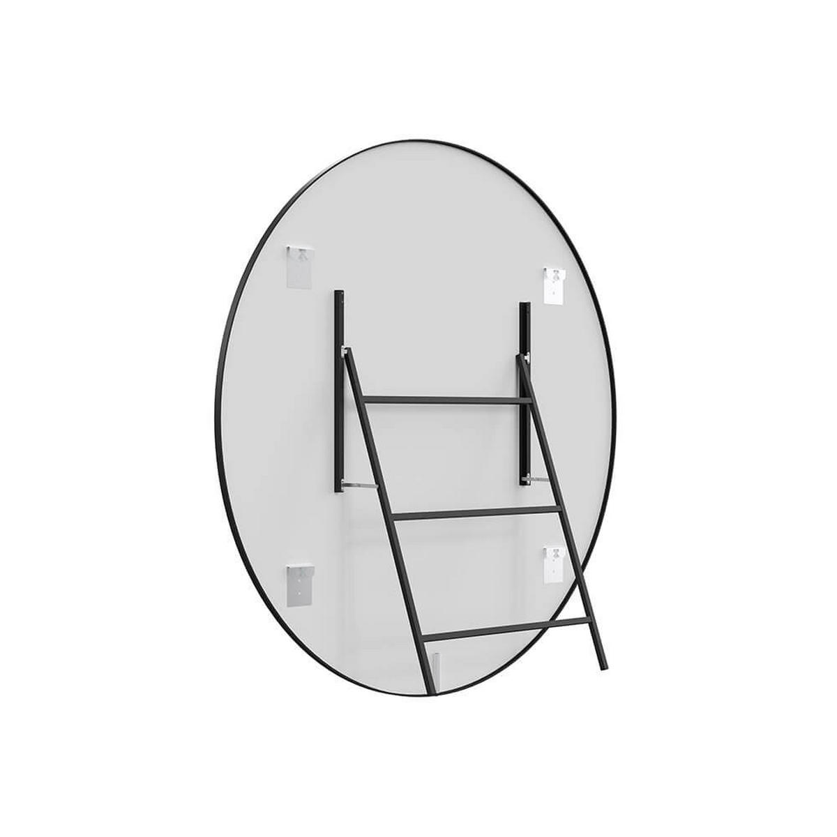 SPIEGEL KALI - 140 x 140 cm - Schwarz, Glas (140/140/2cm) - Home Deluxe