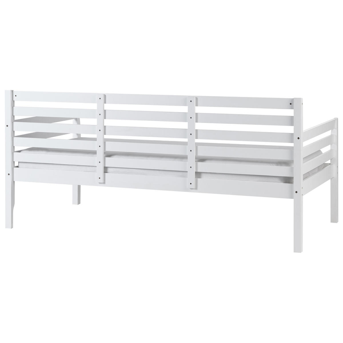 PAT DE ZI lemn 90/200 cm alb Theza - alb, lemn (90/200cm) - Beliani