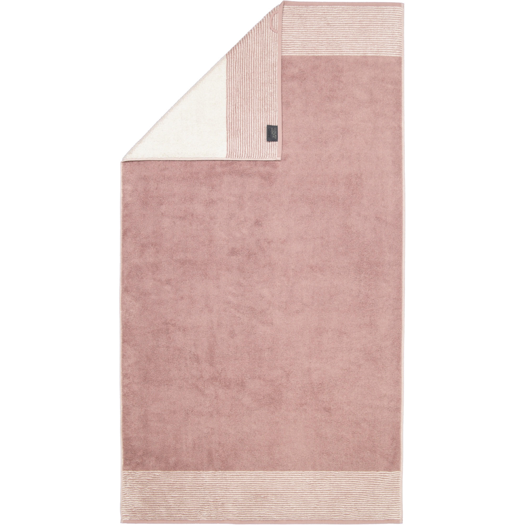 HANDTÜCHER LUXURY HOME TWO-TONE 590 MAGNOLIE - 83 - Rosa, Textil (80/150cm) - Cawoe