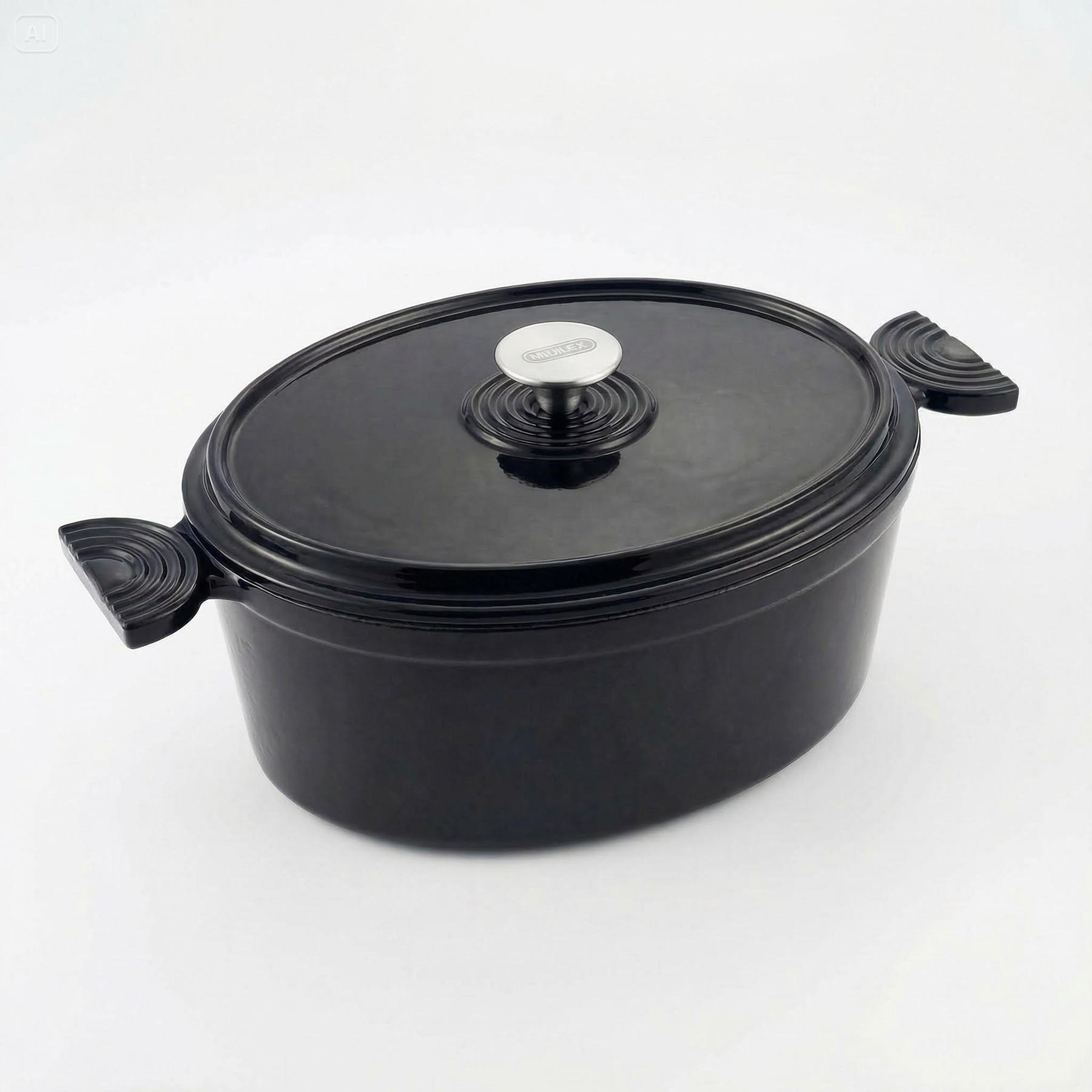 BRÄTER Belle Cocette schwarz 30 cm - Schwarz, Metall (30cm) - Mulex