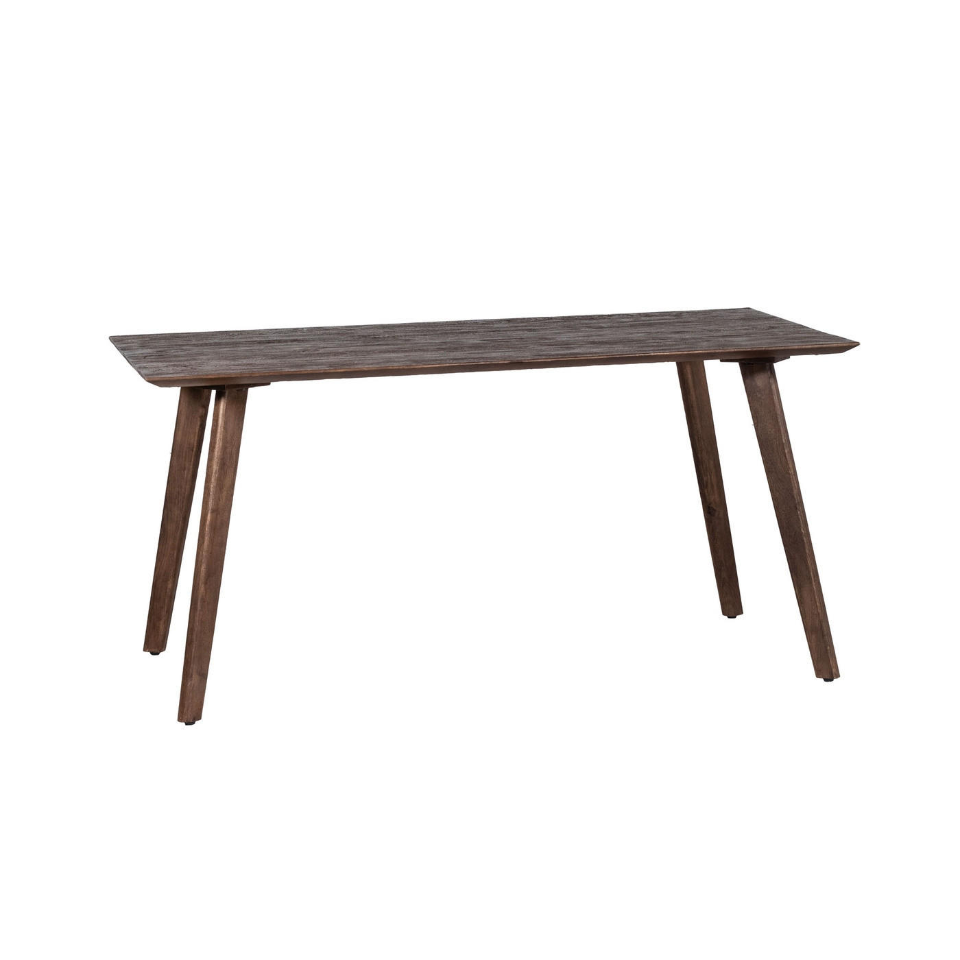 ESSTISCH aus Mangoholz 160cm, dunkelbraun - Dunkelbraun, Holz (160/90/76cm) - Giga Meubel