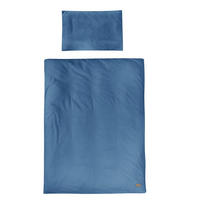 BABYBETTWÄSCHE 100x135 cm Seashells indigo - Blau, Textil (100/135cm) - Roba