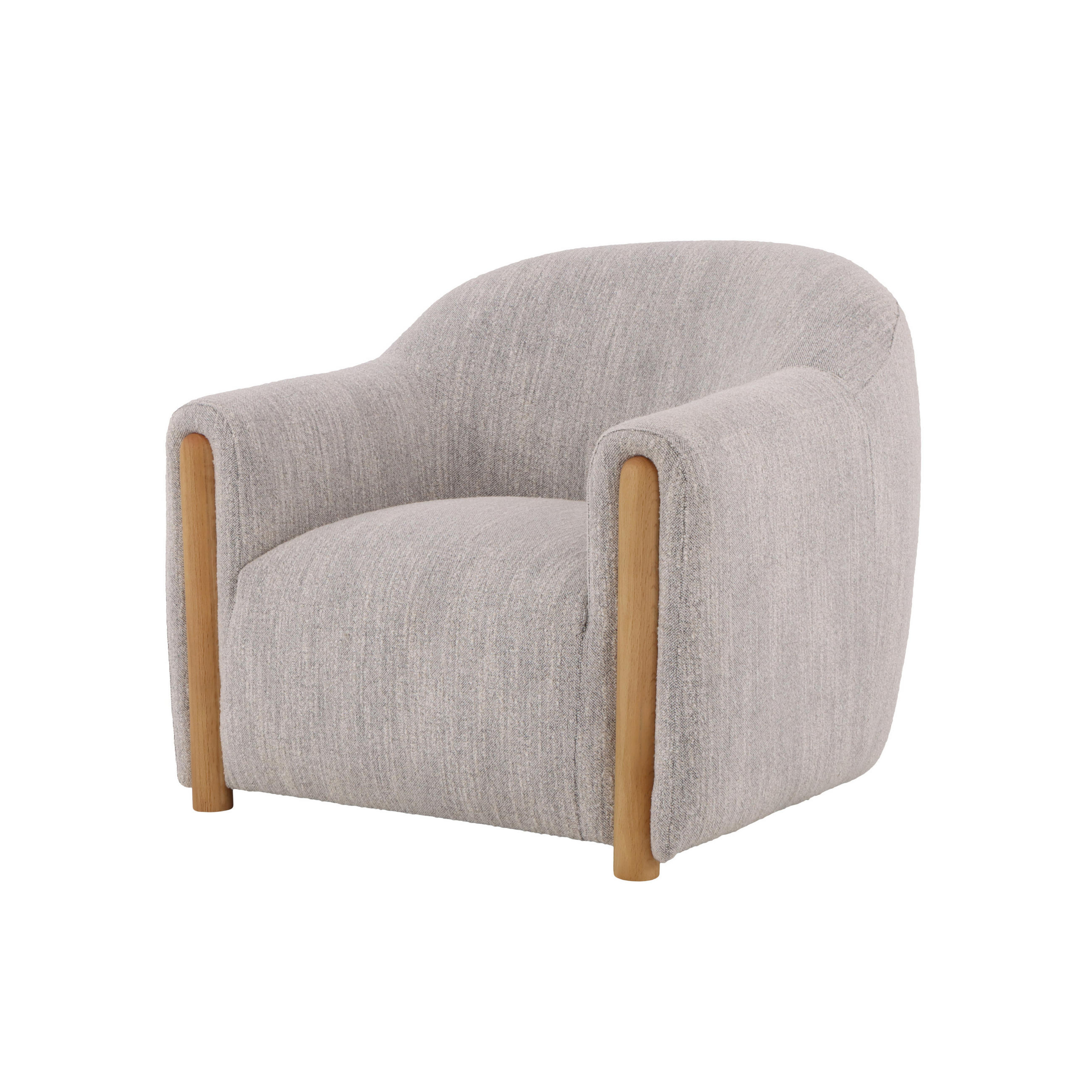 Woodek Sessel Grau 98x86x97 cm