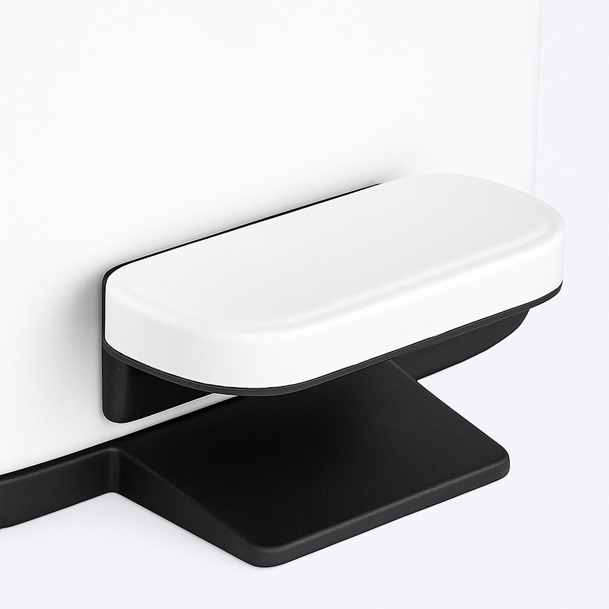 MÜLLEIMER - Weiß, Kunststoff/Metall (16/36/30cm) - Relaxdays