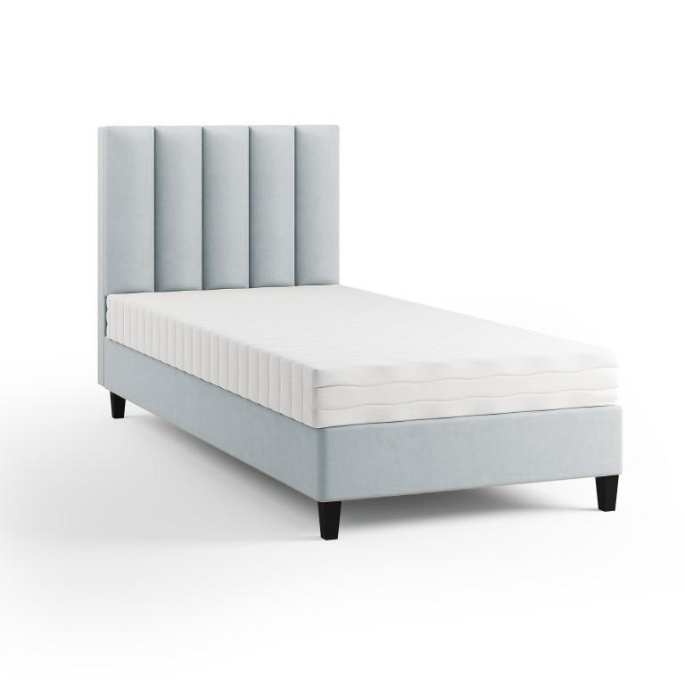 BOXBETT Kongo 80x200 cm, Kinderbett, hellgrau - Hellgrau, Holz/Kunststoff (80/200cm) - Margaret Hadas24