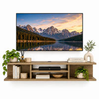 TV-ELEMENT Pivot Braun - Eichefarben, Holzwerkstoff (29.5/23.2/120cm) - Decorotika