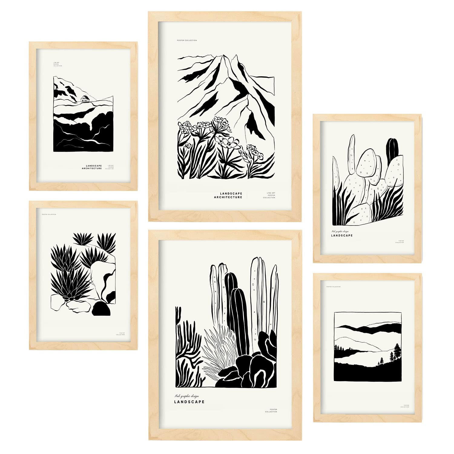 Nacnic Poster Beige 29x3 cm