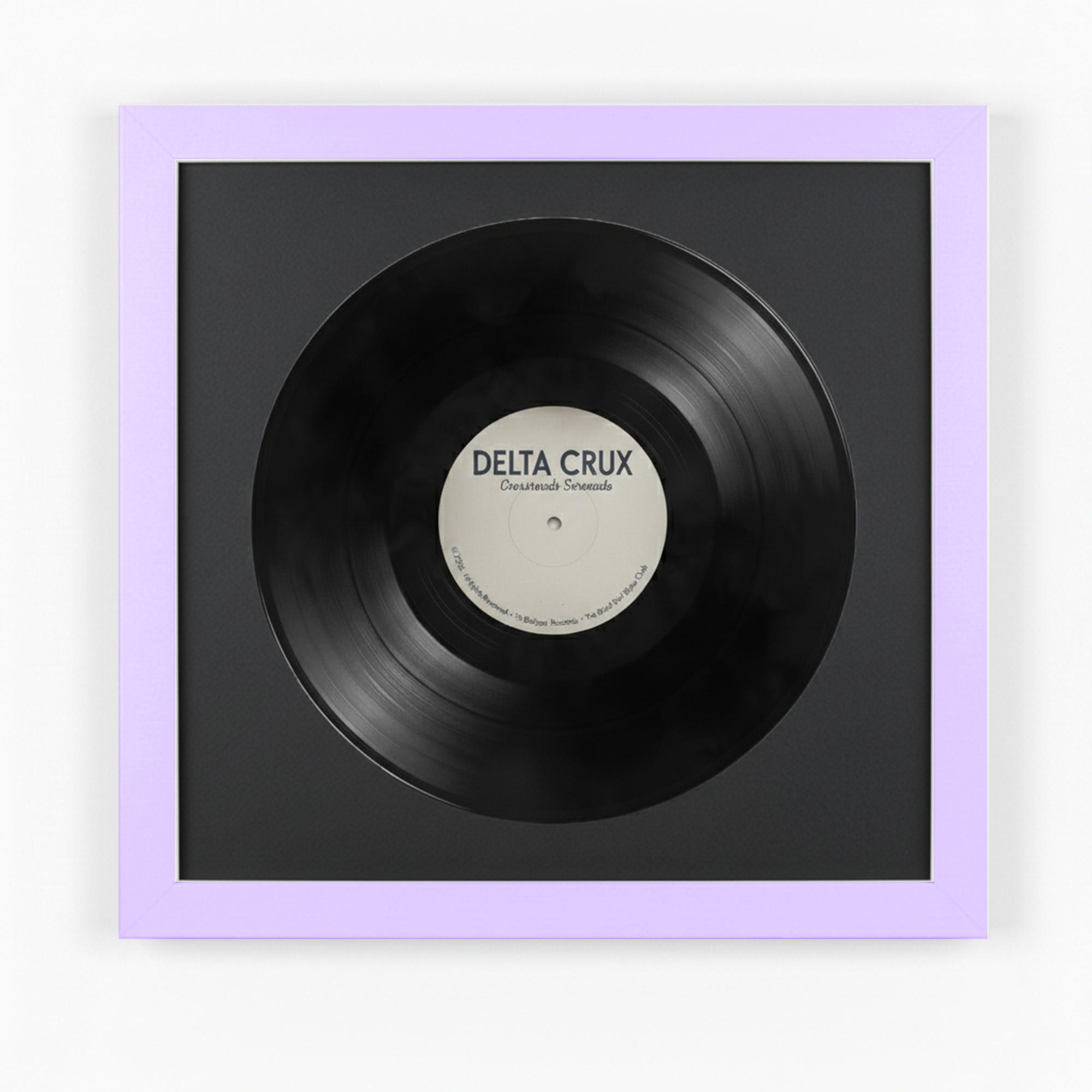 SCHALLPLATTEN RAHMEN 40/40 für die Vinyl - Flieder, Holz (40/40cm) - K-Möbel