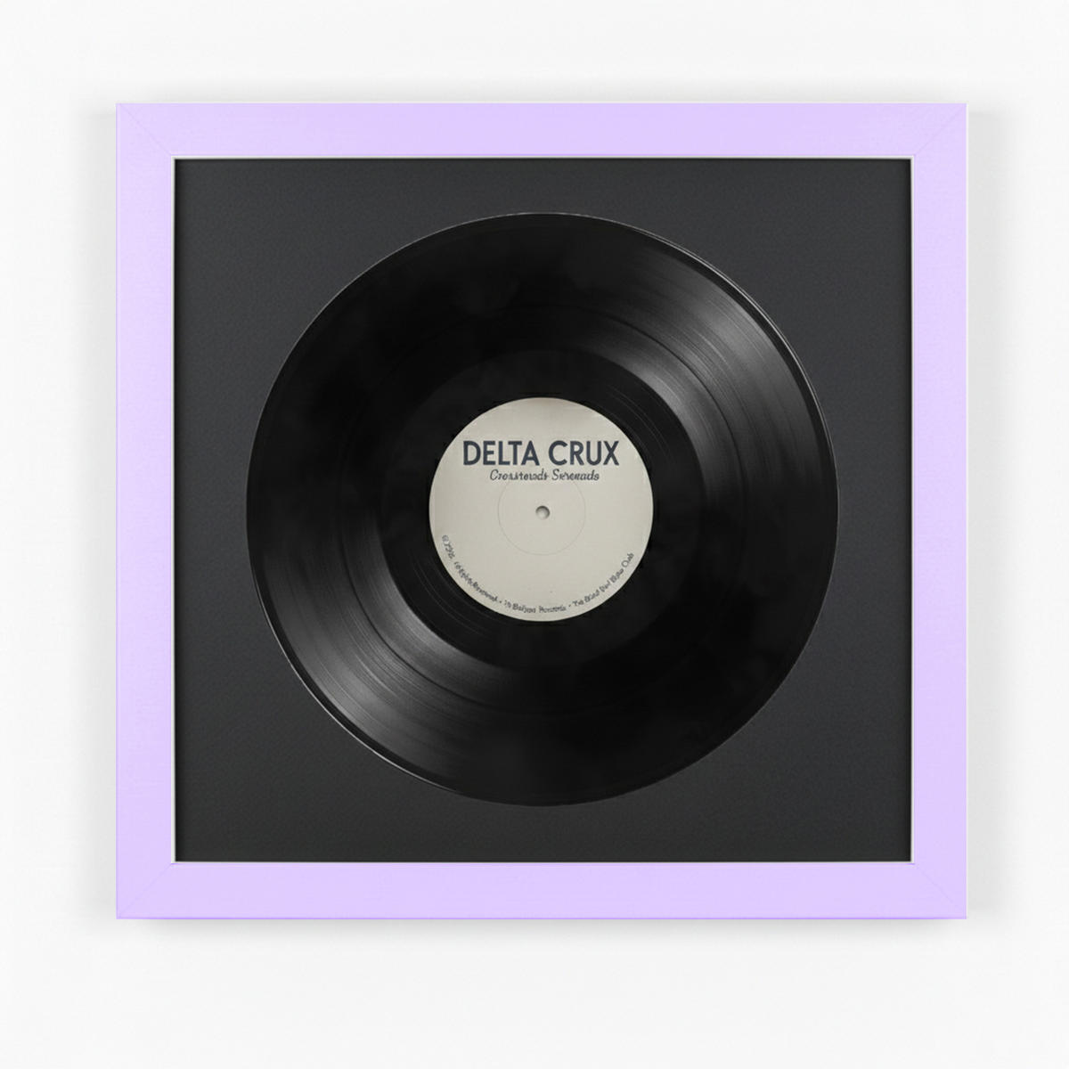 SCHALLPLATTEN RAHMEN 40/40 für die Vinyl - Flieder, Holz (40/40cm) - K-Möbel