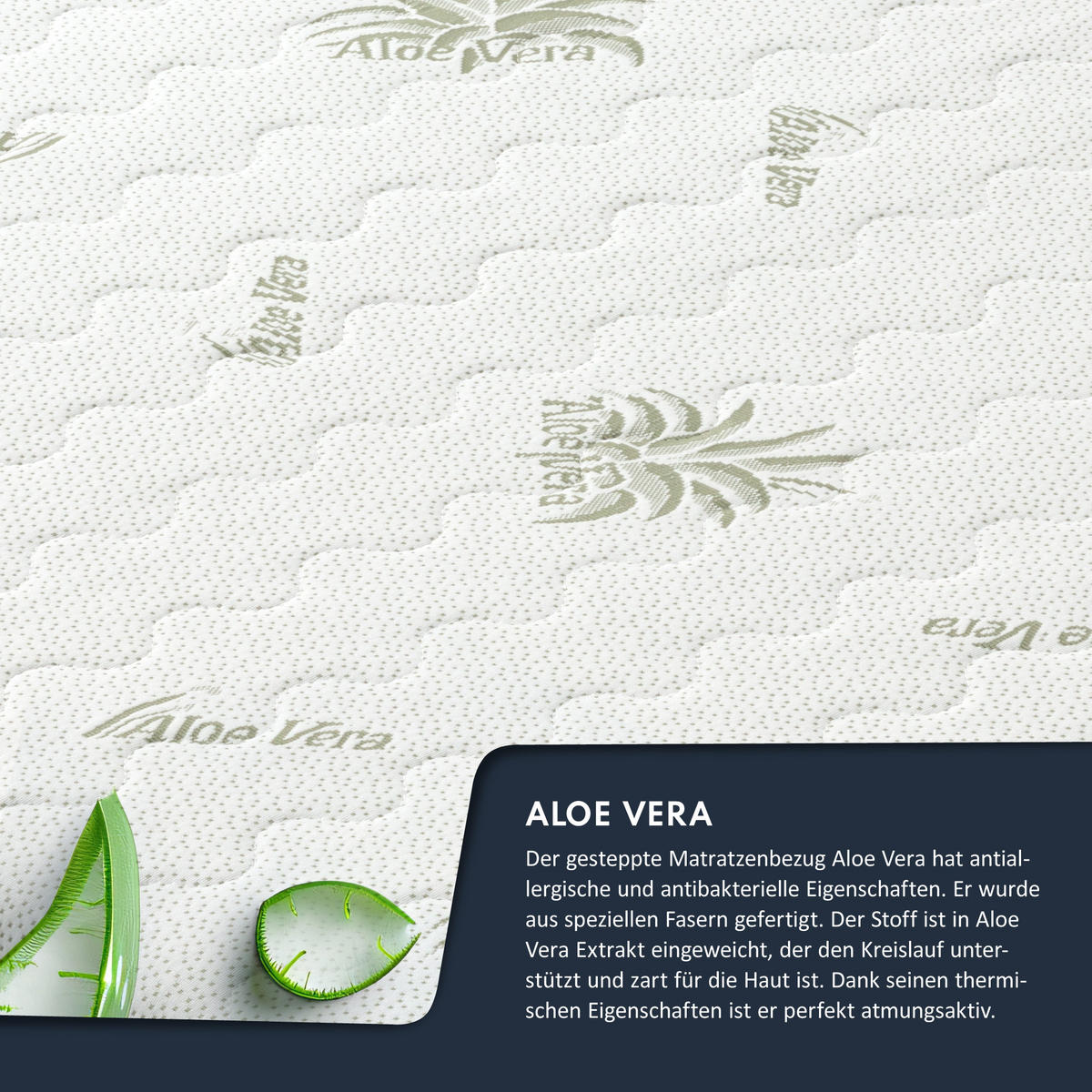 KALTSCHAUMMATRATZE Venado - Weiß, Textil (160/200cm) - FDM