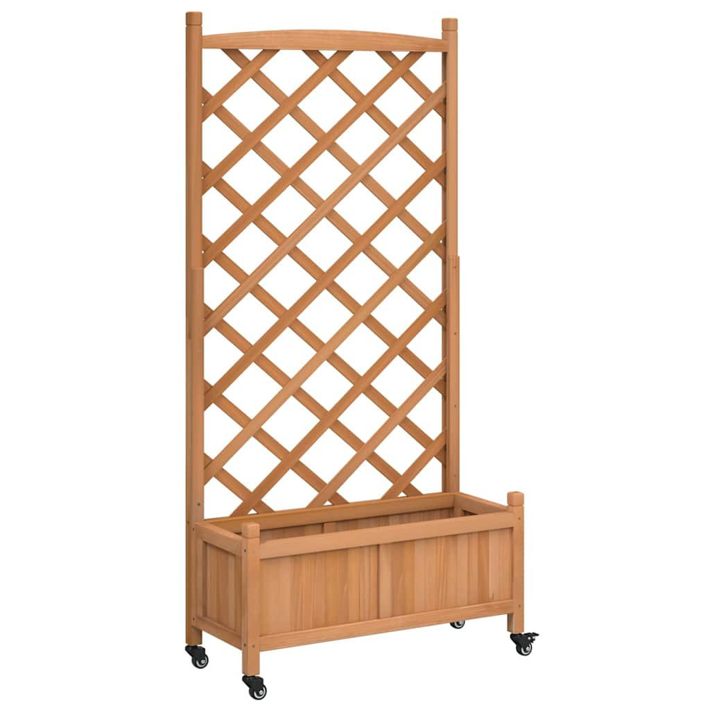 vidaXL Blumentopf Braun 35x157.5x75 cm