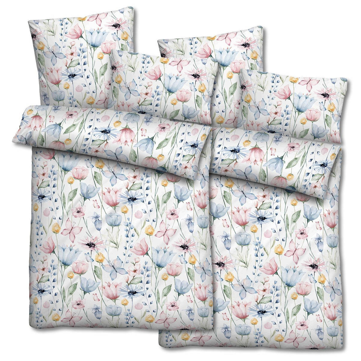 BETTWÄSCHE 135x200 cm - Weiß, Textil (135/200cm)